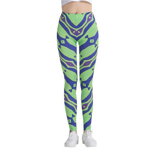 3D Printed Leggings Women Elastic Stretch Slim Leggings