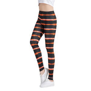 3D Printed Leggings Women Elastic Stretch Slim Leggings