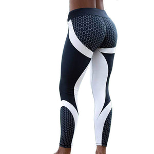 Hayoha Mesh Pattern Print Leggings