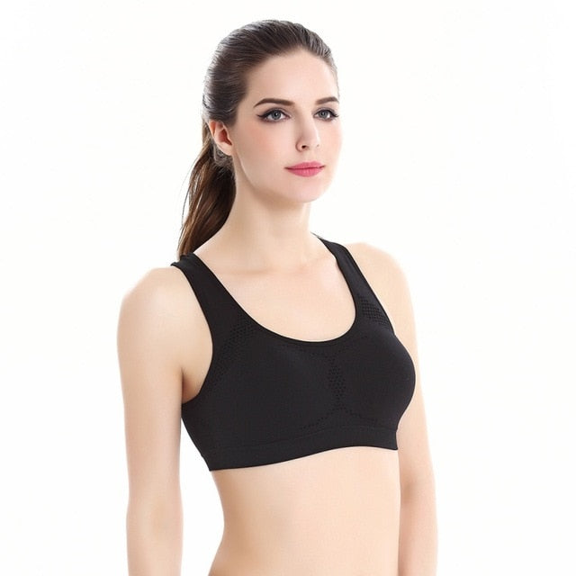 Women Seamless Sexy Young Girls Racerback Breathable Nylon Crops