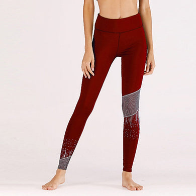 Women New Fashion Fitness Spot Striped Pattern Leggings
