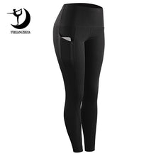 Load image into Gallery viewer, 2019 high waist sports elastic fitness leggings