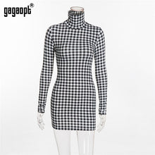 Load image into Gallery viewer, Camouflage Dress Women Stand Collar Long Sleeve Body