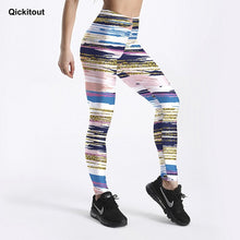 Load image into Gallery viewer, Casual Style Fashion New High Waist Polyester Geometric Pattern Printing Leggings