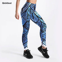 Load image into Gallery viewer, Casual Style Fashion New High Waist Polyester Geometric Pattern Printing Leggings