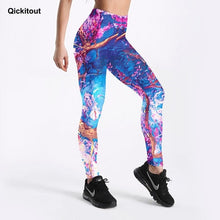 Load image into Gallery viewer, Casual Style Fashion New High Waist Polyester Geometric Pattern Printing Leggings