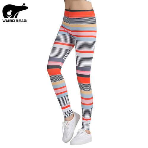 Women Fitness Colorful Printed Leggings