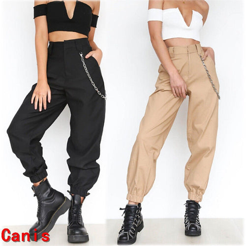 Safari Style Loose Clothes Long Sports Fashion Pants